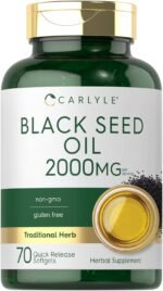 Carlyle Black Seed Oil 2000mg 70 Softgel Capsules