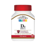 21st Century, D3, 25 mcg (1000 IU), 110 Tablets