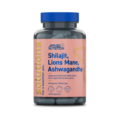 Applied Nutrition Solutions Detox & Debloat (1) Applied Nutrition Solutions Shilajit Lion’s Mane & Ashwagandha 60 Capsules - Image 1