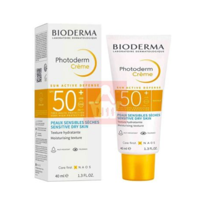 Untitled design Bioderma Photoderm Creme For Sensitive Dry Skin SPF 50+ 40ml - Image 1