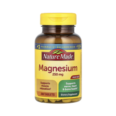 Untitled design (20) Nature Made Magnesium 250 Mg 200 Tablets - Image 1
