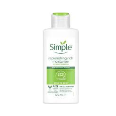 Untitled design (25) Simple Kind To Skin Replenishing Rich Moisturiser 125ml - Image 1