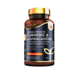Nutravita Organic Turmeric 2100mg & Ashwagandha 180 Capsules