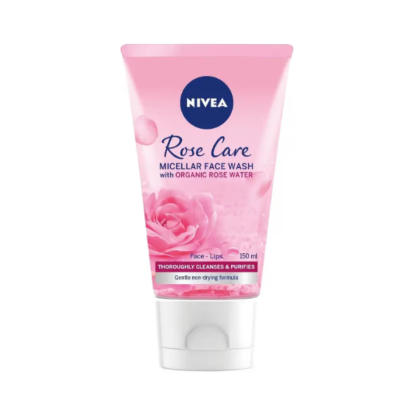15 Nivea Rose Care Micellar Face Wash with Organic Rose Water 150ml - Image 1