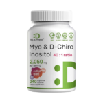 Deal Supplement Myo-Inositol & D-Chiro Inositol 2050mg Per Serving 240 Veggie Capsules