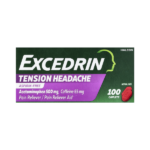 Excedrin Tension Headche Caplets 100 Counts