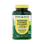 Spring Valley Turmeric Curcumin Dietary Supplement 1500 mg 90 Tablets