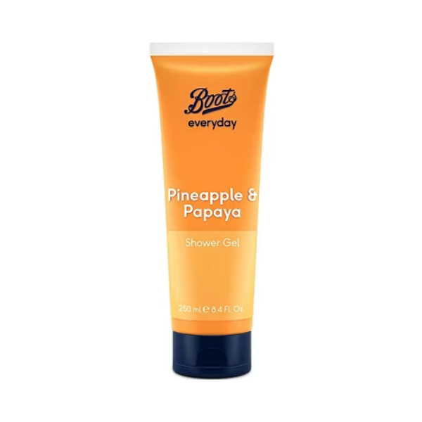 1 (22) Boots Everyday Pineapple & Papaya Shower Gel 250ml - Image 1