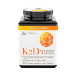 Youtheory K2 and D3 Daily Vitamin 120 Vegetarian Tablets