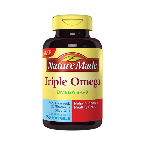 3337875945622 (4) Nature Made Triple Omega 3-6-9 150Softgels - Image 1