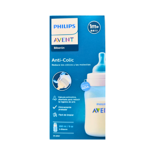 600x600 Philips Avent Anti-Colic Baby Feeding Bottle (1M+ / 260ml) - Image 1