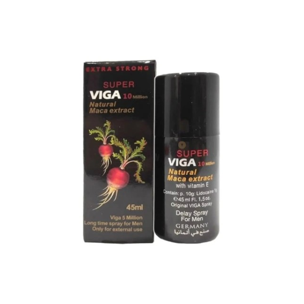 Product (20) Super Viga Spray 10 Million Natural Maca Extract for Men 45ml - Image 1