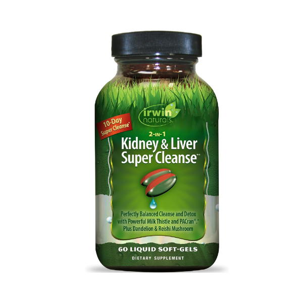 Product Irwin Naturals Kidney & Liver Super Cleanse 60 SoftGels - Image 1
