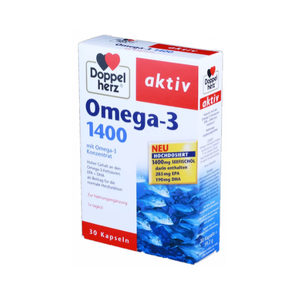 Product (7) DOPPELHERZ Activ Omega-3 1400 mg tablets 30 pcs - Image 1