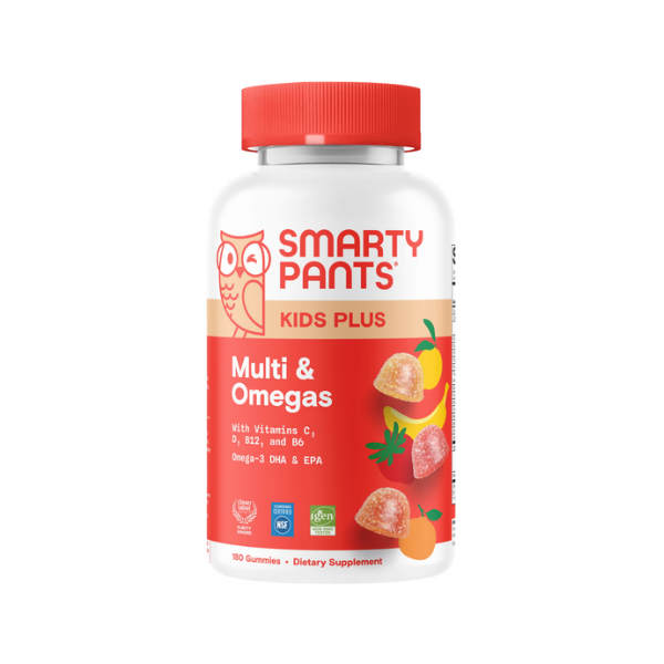 Product (21) SmartyPants Kids Plus Multivitamin & Omegas, 180 Gummies - Image 1
