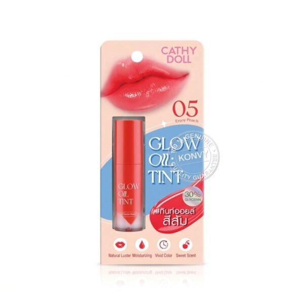 Cathy Doll Glow Oil Tint 05 Enjoy Peach